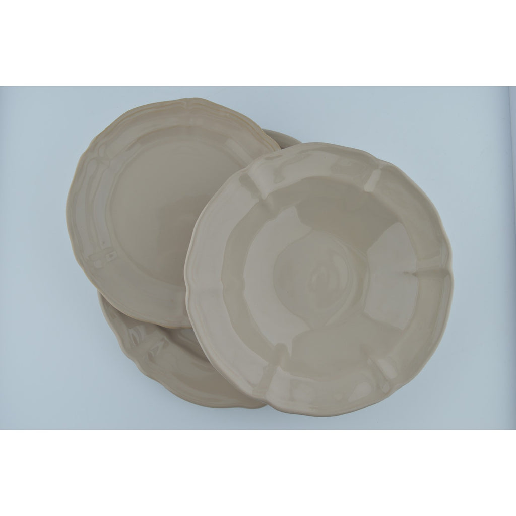 Posto tavola in ceramica, Set di 3 piatti decorati a mano Posto tavola in ceramica, Set di 3 piatti decorati a mano