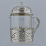 Teiera/Caffettiera Lace in Vetro e Argento