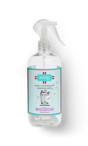 Spray Pattumiera Detergente Igienizzante - Lavanda e Timo