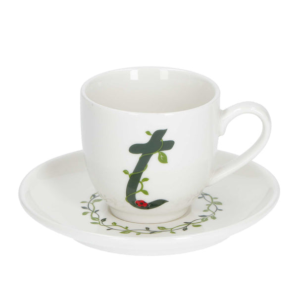 Tazza Caffe' C/P Lettera 'T'