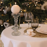 Candela di Natale Sfera Bianca