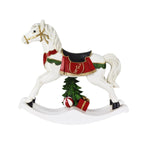 Cavallo a dondolo bianco