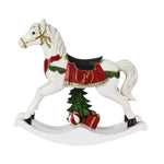 Cavallo a dondolo bianco