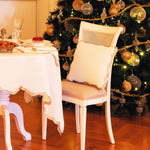 Copricuscino Noel Blanc