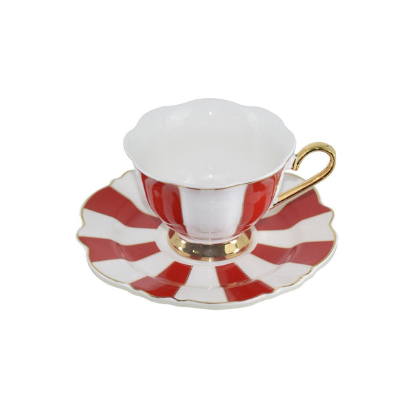 Set 2 Pezzi Tazza Tè Romantico