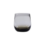 Set bicchieri vetro grigio