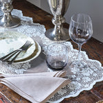 Set bicchieri vetro grigio