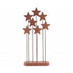 Base con 7 stelle in metallo 34 cm