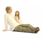 Statuetta Padre e Figlia 11,5 cm