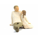 Statuetta Padre e Figlia 11,5 cm