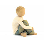 Statuetta ragazzo premuroso 8 cm