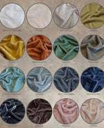 CHAMPAGNE tovaglietta in velluto di cotone trapuntato