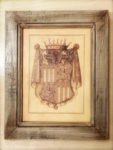 Quadretto con Stampa Cornice Legno