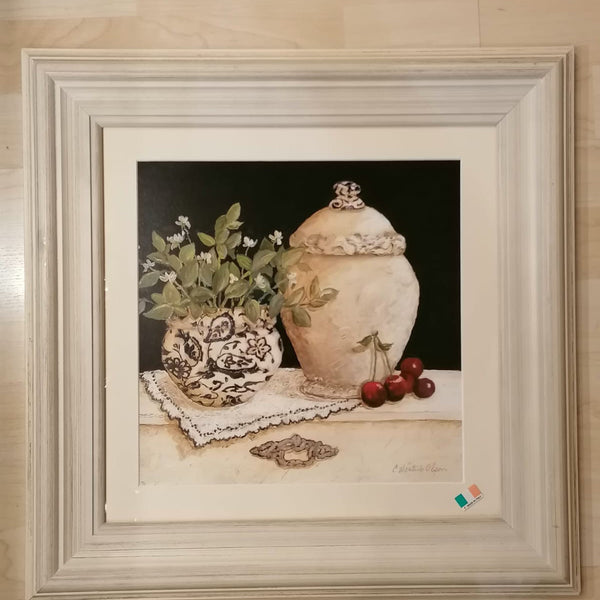 Quadro con Cornice Bianca