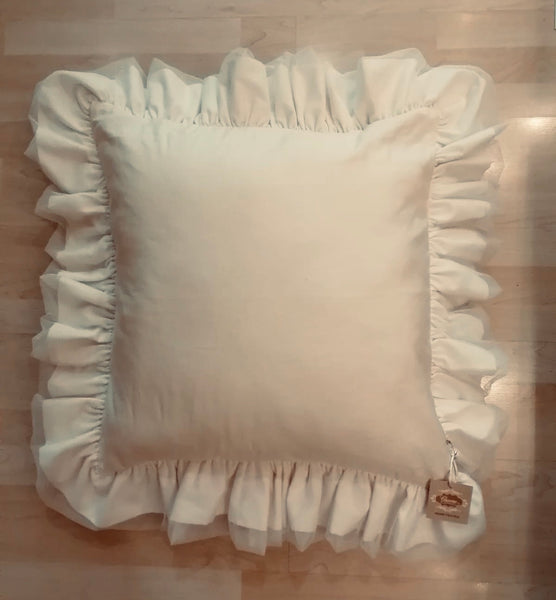 Cuscino Arredo Nuvola con Rouge e Tulle