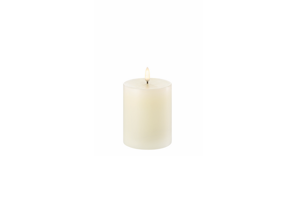 Candela in Cera a Led misura: 7,8 xh 18cm
