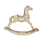 Cavallo a dondolo effetto legno
