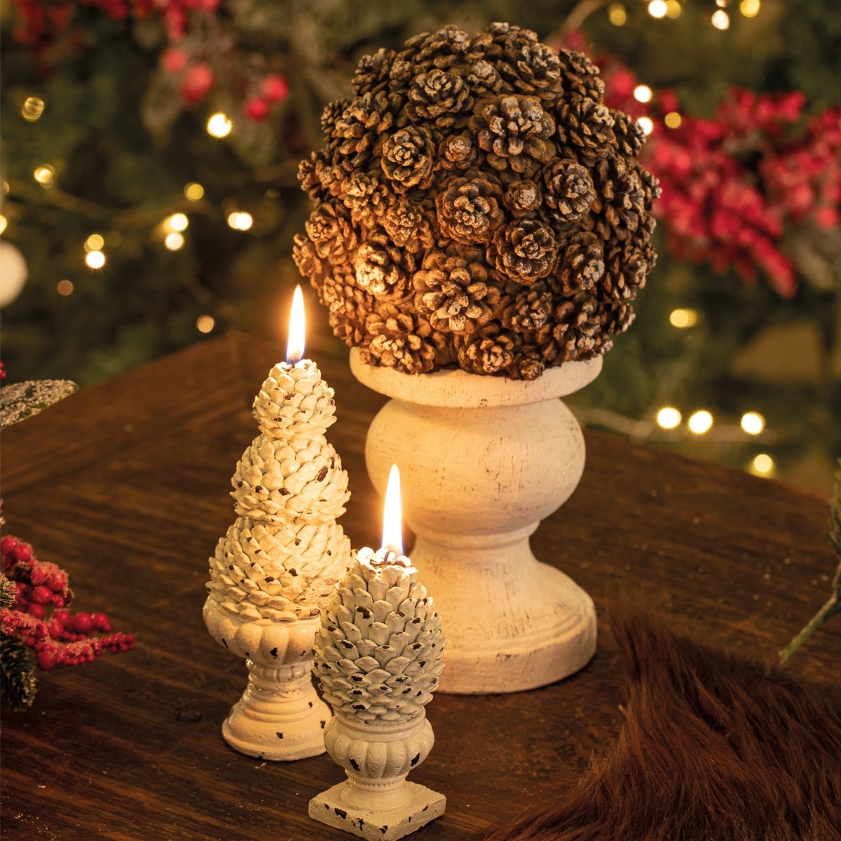 Candele Natalizie Profumate A Forma Di Guanto - Set 2 Candele Natalizie Profumate A Forma Di Guanto - Set 2