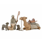 Pastore con capra, cammello e 2 pecore 22 cm Willow Tree